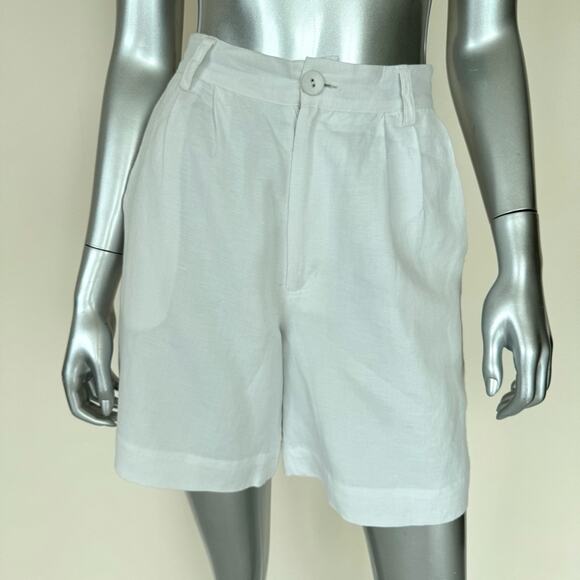 NEW!!! ROLLA’S linen women high waist shorts size 6 US - Picture 2 of 7